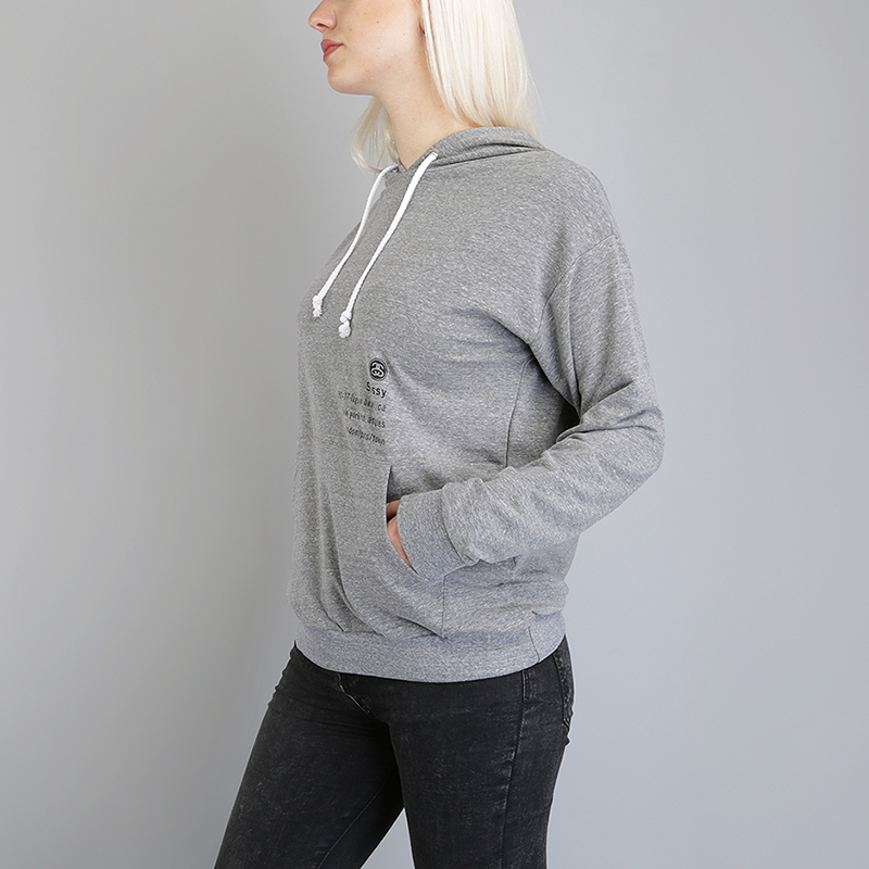 Женская толстовка Stussy 80-17 Hood (2921655-grey heather)  - цена, описание, фото 2